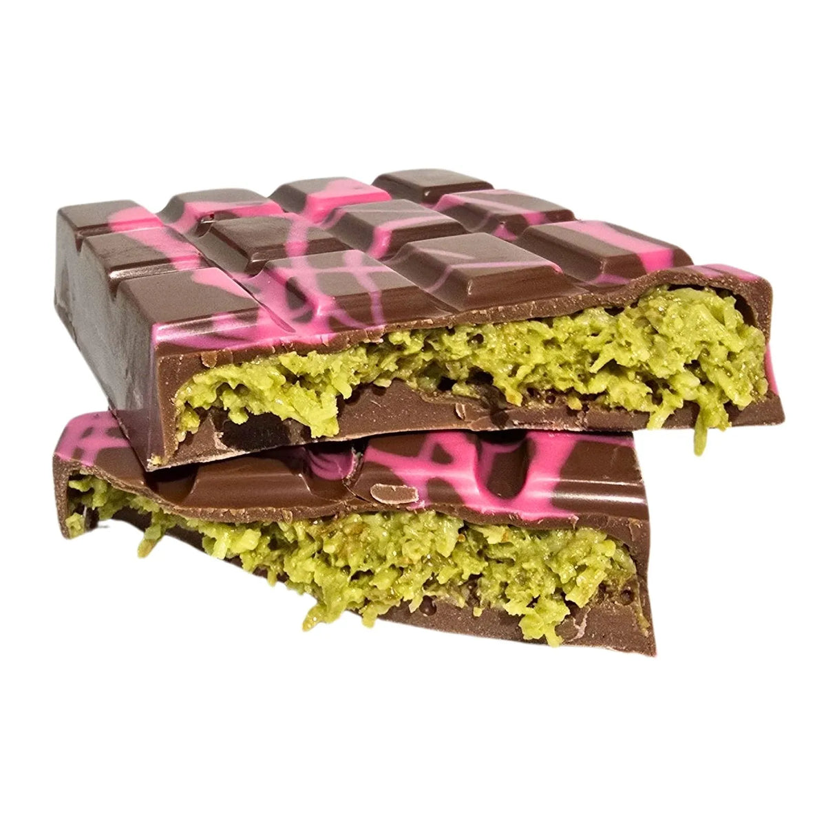 Poppy's Chocolate Pistachio Coconut Bliss Block