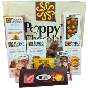 Poppy's Chocolate Fan Faves Fan Favourites Bag Chocolate Hamper Luxury Handmade Chocolate Australia