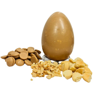 Poppy's Chocolate Deluxe Caramel Peanut Crunch Easter Egg Luxury Handmade Easter Chocolate lollies