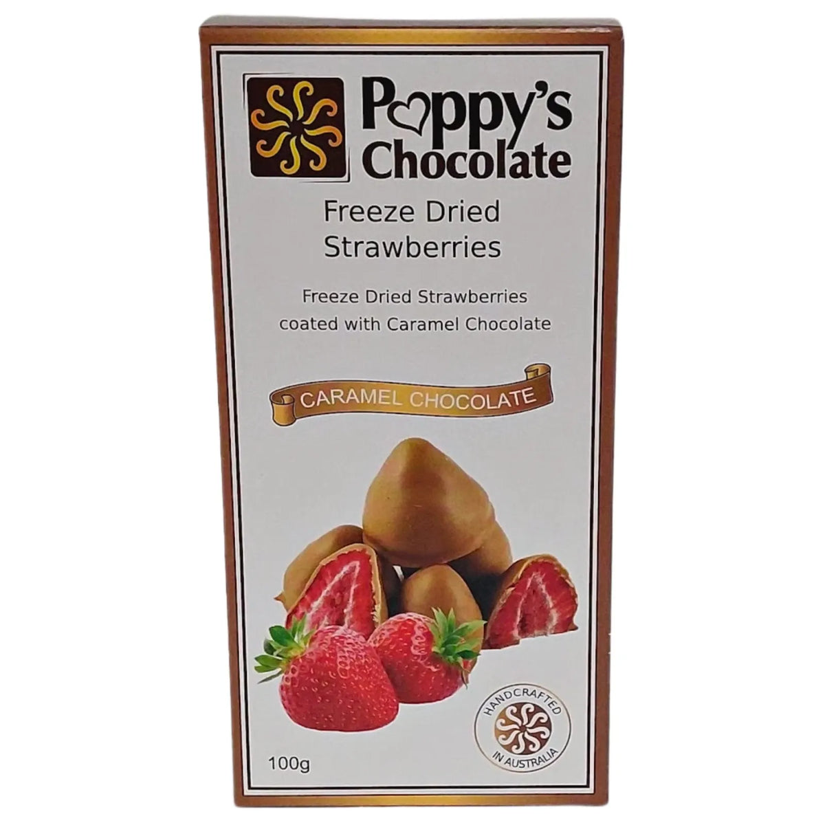 Poppy's Chocolate Caramel_Strawberries_100G