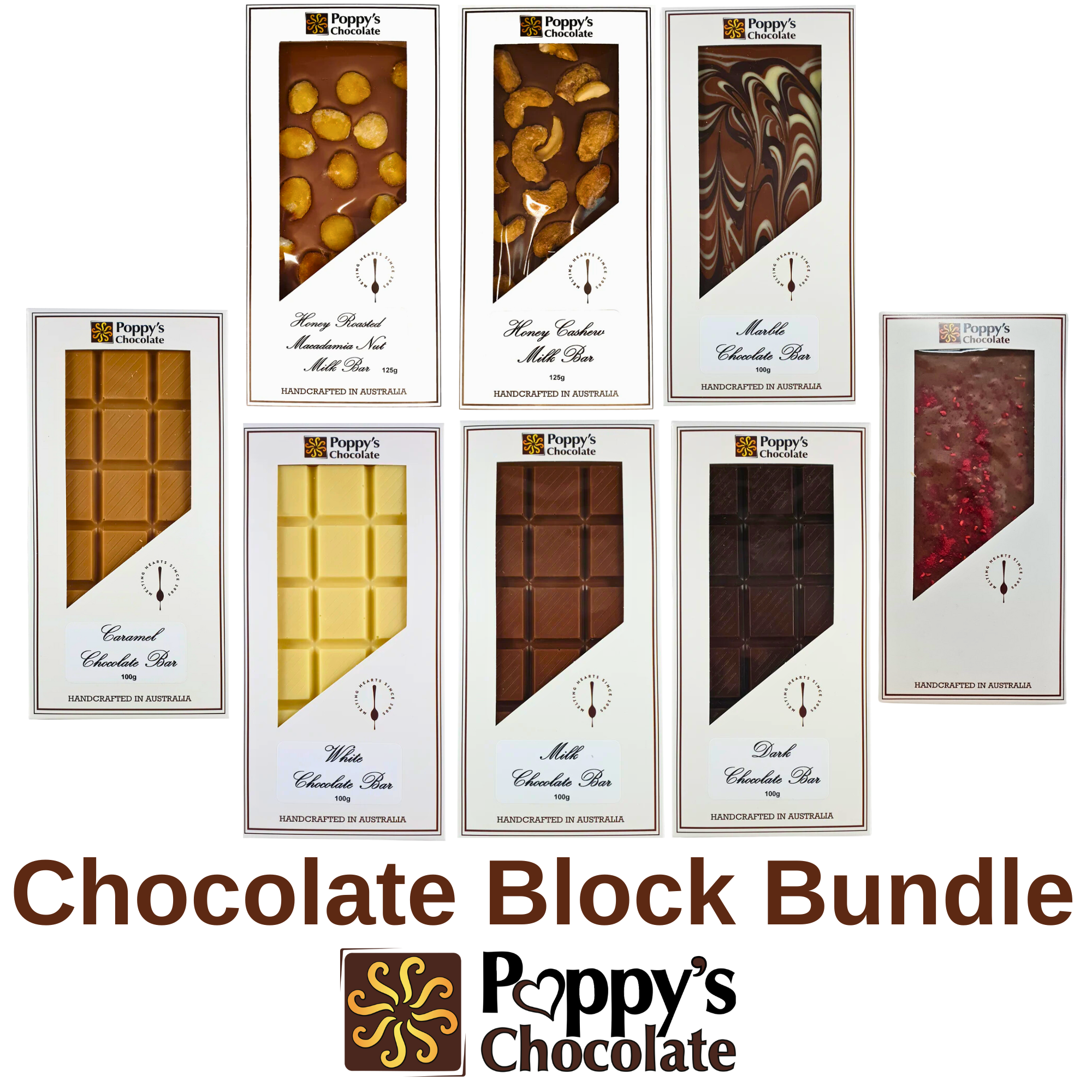Chocolate Block Bundle 8 Blocks
