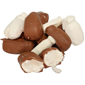 Poppy's Chocolate Frochies Milk Bottles Chocolate Coated Freeze Dried Lollies Luxury Handmade Chocolate