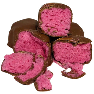 Poppy's Chocolate Frochies Red Ripper Chocolate Coated Freeze Dried Lollies Luxury Handmade Chocolate