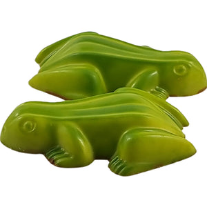 Poppy's Chocolate Chocolate Frogs Peppermint Filled 2 Pack Luxury Handmade Chocolate Lollies
