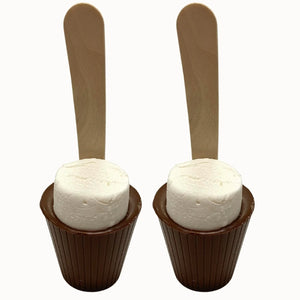 Poppy's Chocolate Hot Chocolate Stick Milk Chocolate Twin