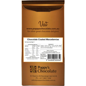 Poppy's Chocolate Milk Chocolate Coated Macadamia 150G