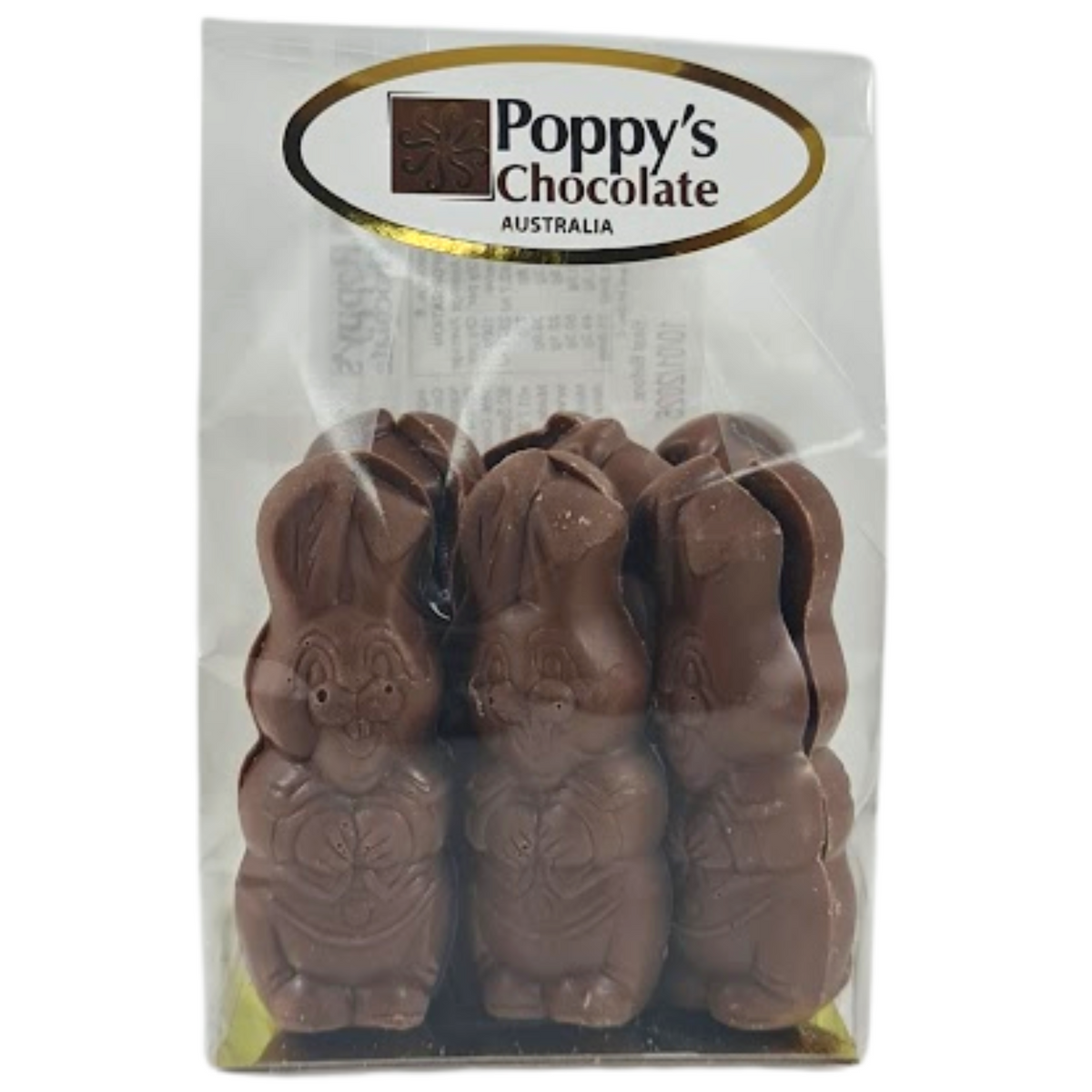 Poppy's Chocolate 12 Pack Milk Chocolate Easter Bunnies