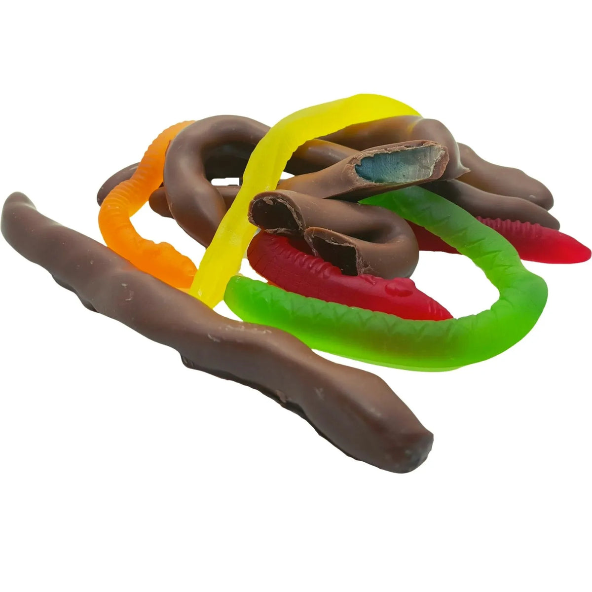 Poppy's Chocolate Milk Chocolate Coated Snakes 100G