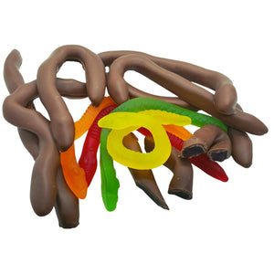 Poppy's Chocolate Milk Chocolate Coated Snakes 100g Luxury Handmade Chocolate Lollies