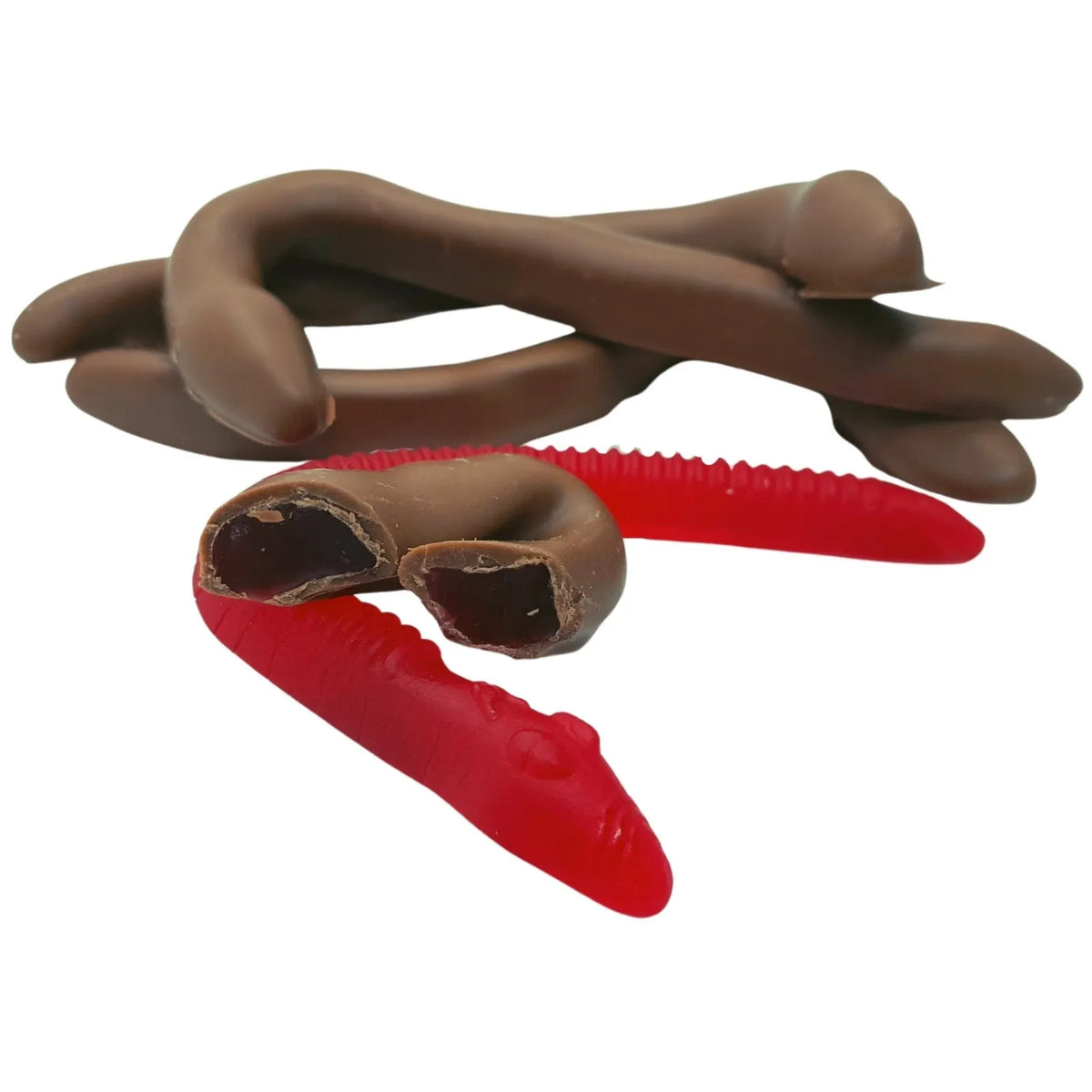 Poppy's Chocolate Milk Chocolate Coated Snakes 100G