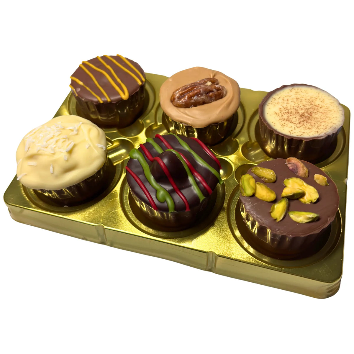 Poppy’s Chocolate Mini Chocolate Pie Collection featuring assorted handcrafted pies