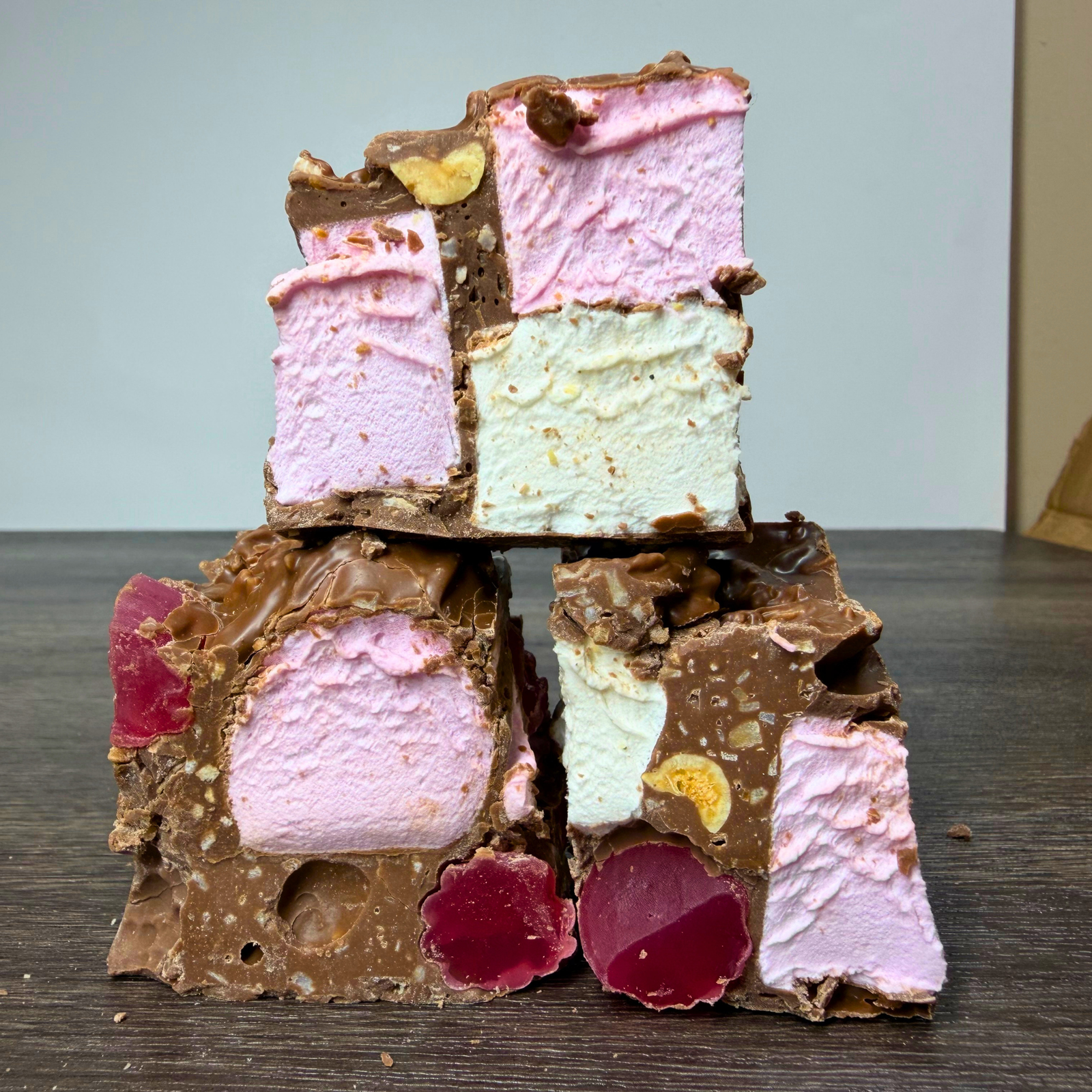 Rocky Road Peanut and Jellies milk chocolate 125g