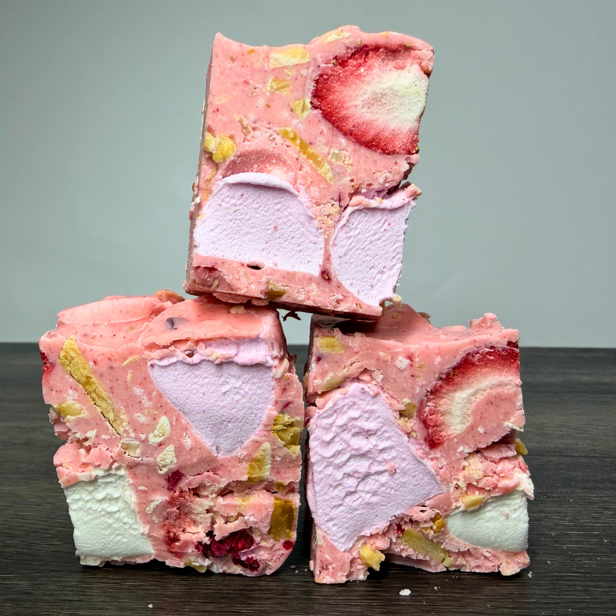 Pink Blossom Rocky Road 125g