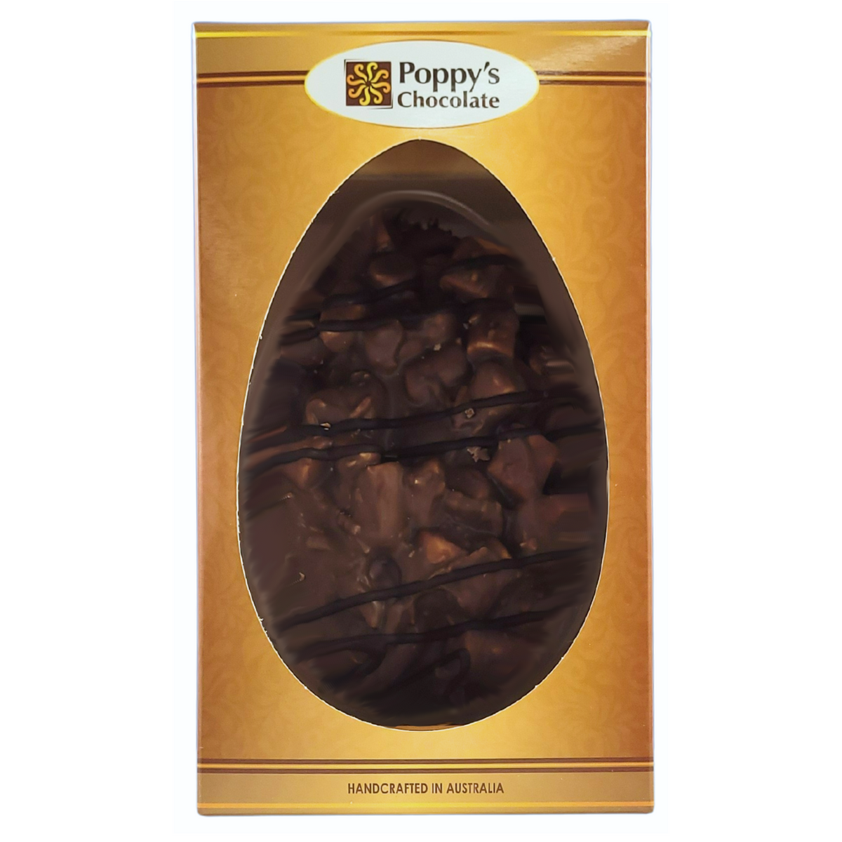 Poppy's Chocolate Milk Chocolate Peanut Rocky Road Easter Egg