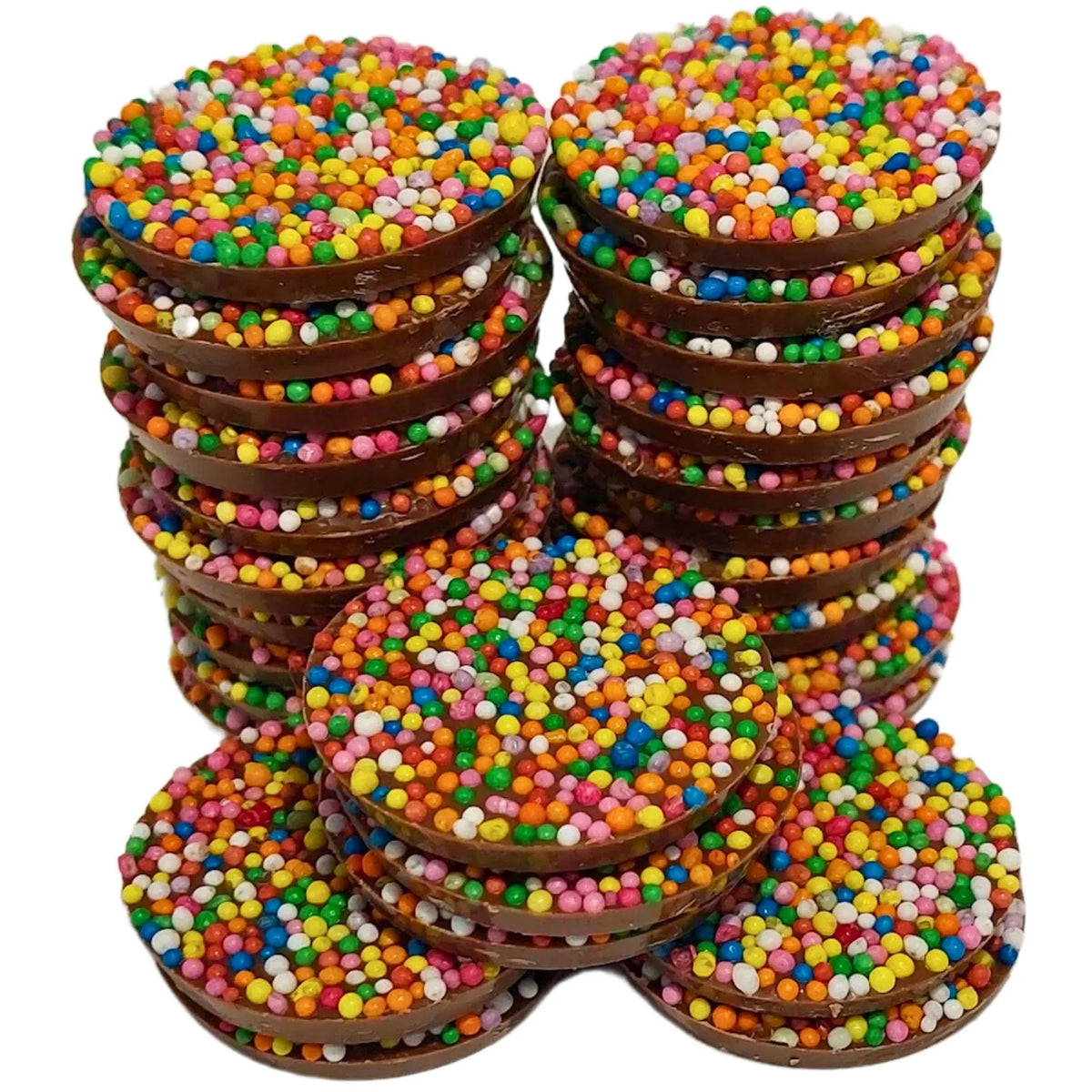 Poppy's Chocolate Chocolate Sprinkles Milk Chocolate Regular Size 27/cylinder Luxury Handmade Chocolate Lollies