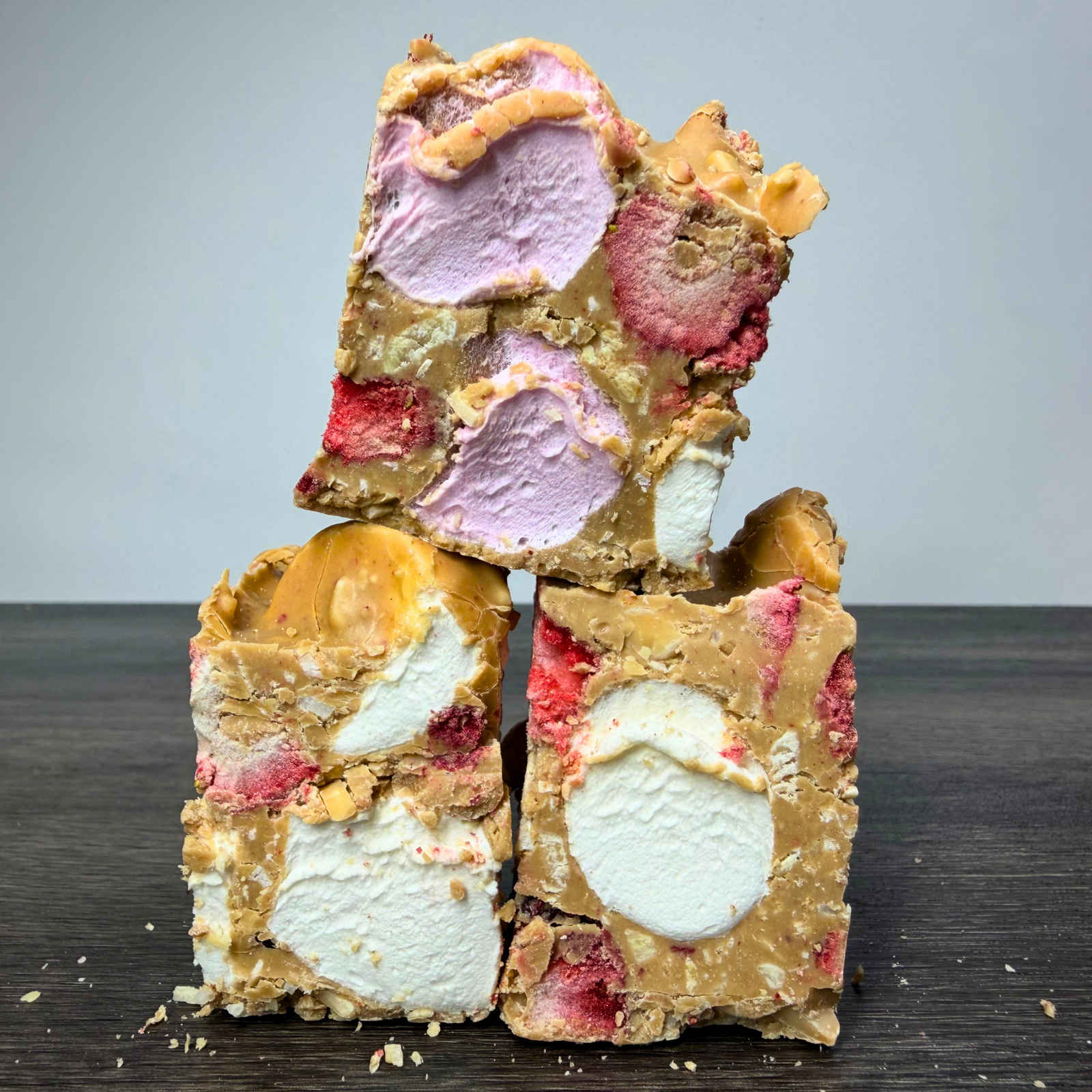 Rocky Road Strawberries and Almonds Caramel Chocolate 125g