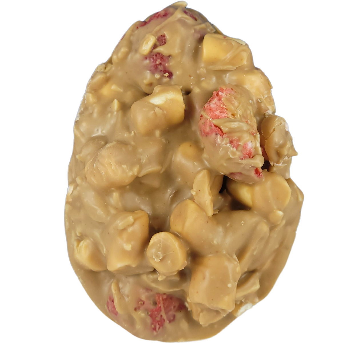 Poppy's Chocolate Rocky Road Easter Egg Caramel Chocolate Strawberry Almond Luxury Handmade Easter Chocolate lollies