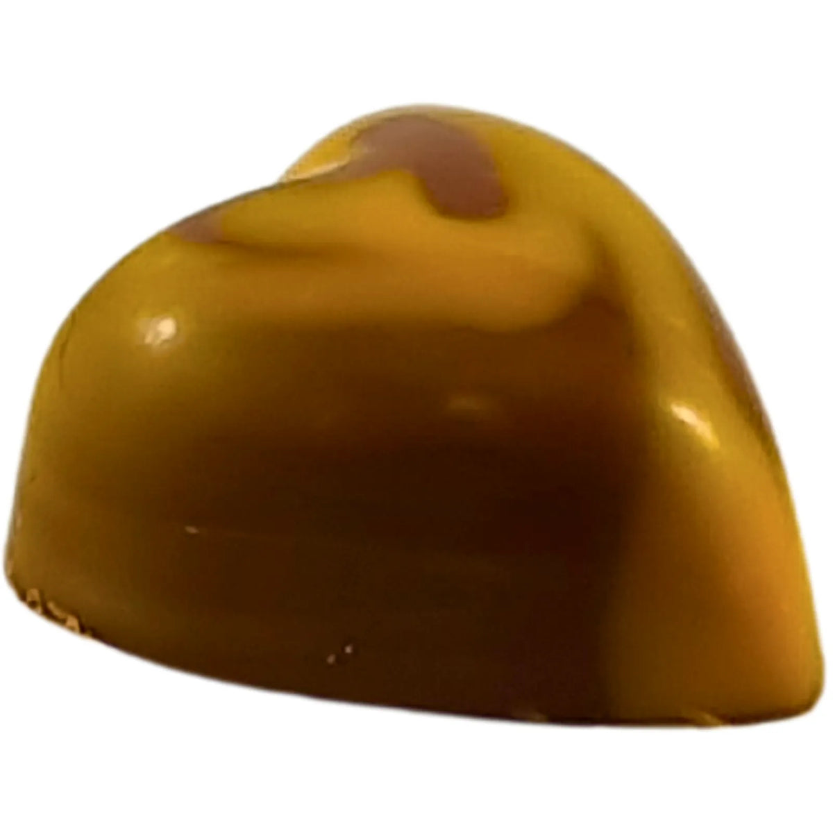 Poppy's Chocolate Gourmet Chocolate Caramel Heart Milk Chocolate Luxury Handmade Chocolate lollies