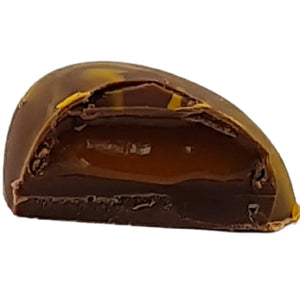 Poppy's Chocolate Gourmet Chocolate Caramel Heart Milk Chocolate Luxury Handmade Chocolate lollies
