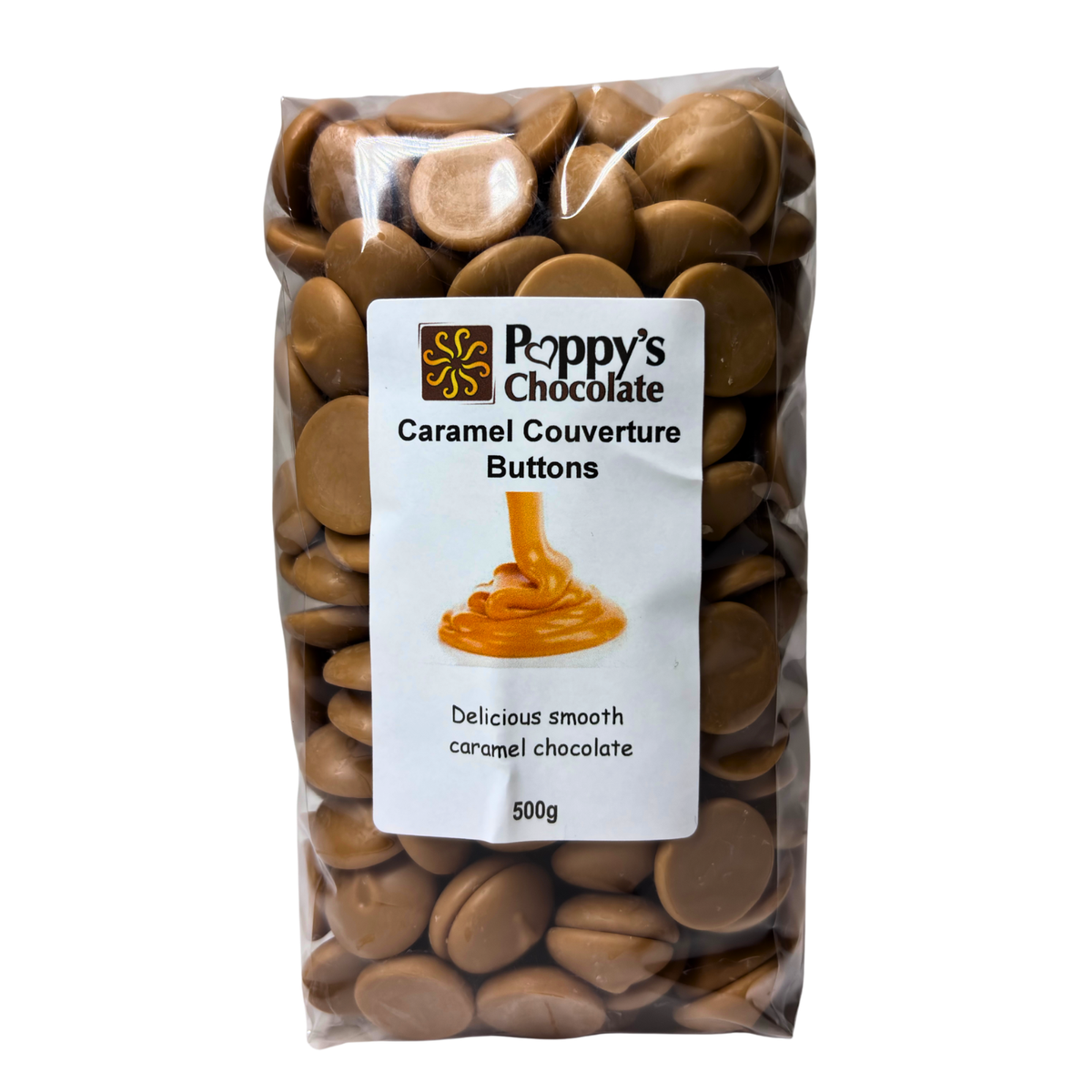 Chocolate Buttons Caramel Couverture chocolate - Gluten Free 500g