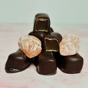 Poppy's Chocolate Chocolate Coated Turkish Delight Bulk Dark Chocolate 30 Pieces (500g+) Luxury Handmade Chocolate lollies