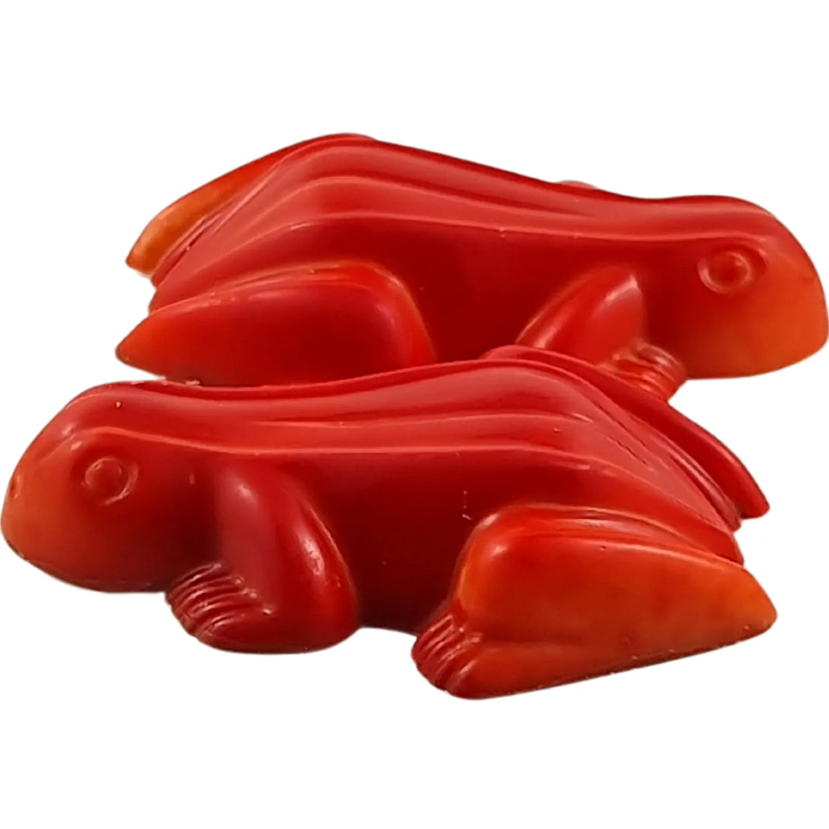 Poppy's Chocolate Chocolate Frogs Strawberry Filled 2 Pack Luxury Handmade Chocolate Lollies