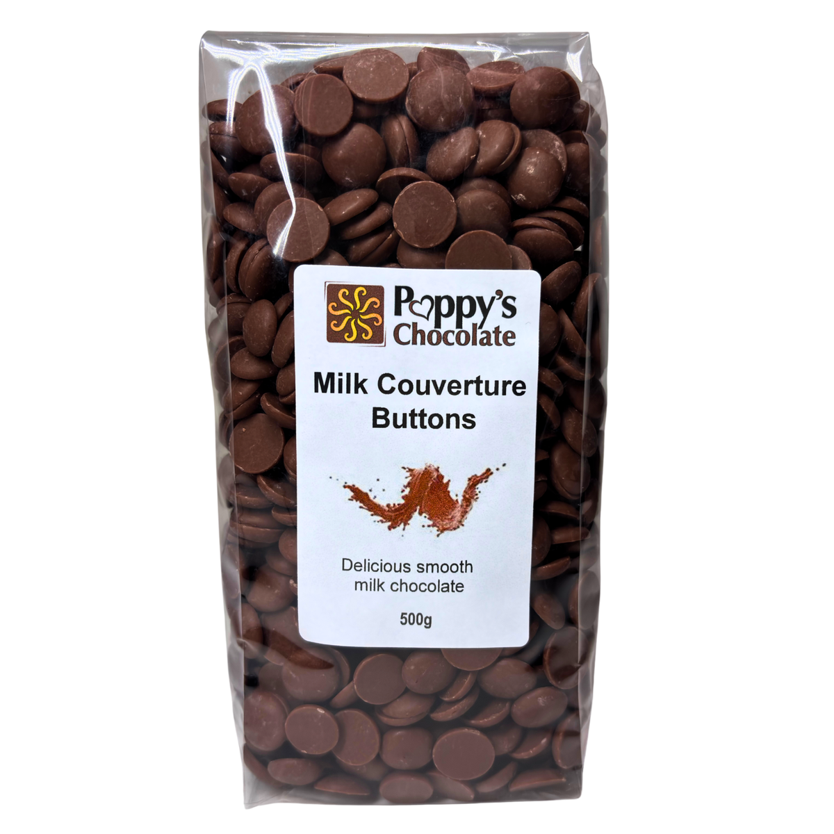 Chocolate Buttons 36% Milk - Gluten Free 500g