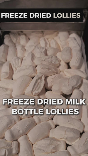 Poppy's Chocolate Frochies Milk Bottles Chocolate Coated Freeze Dried Lollies Luxury Handmade Chocolate