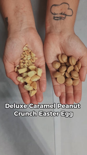 Deluxe Caramel Peanut Crunch Easter Egg