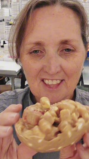 Rocky Road Easter Egg Caramel Chocolate Strawberry Almond