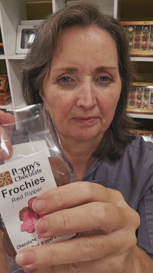 Frochies Red Ripper chocolate coated freeze dried lollies