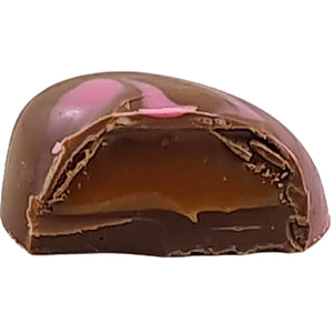 Poppy's Chocolate Gourmet Chocolate Salted Caramel Heart Luxury Handmade Chocolate lollies