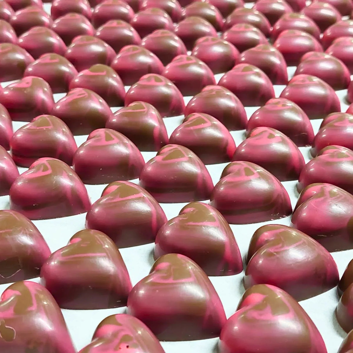 Poppy's Chocolate Gourmet Chocolate Salted Caramel Heart Luxury Handmade Chocolate lollies