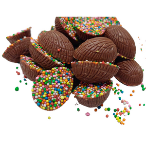 Mini Half Sprinkle Easter Eggs 24 Pack Milk Chocolate