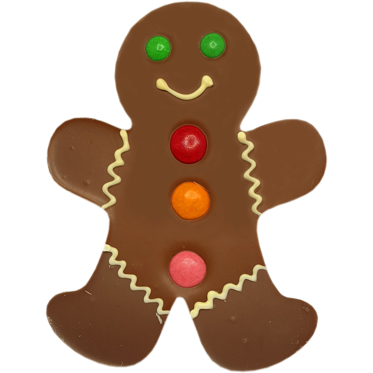 Poppy's Chocolate Gingerbread Man Luxury Handmade Christmas Chocolate lollies