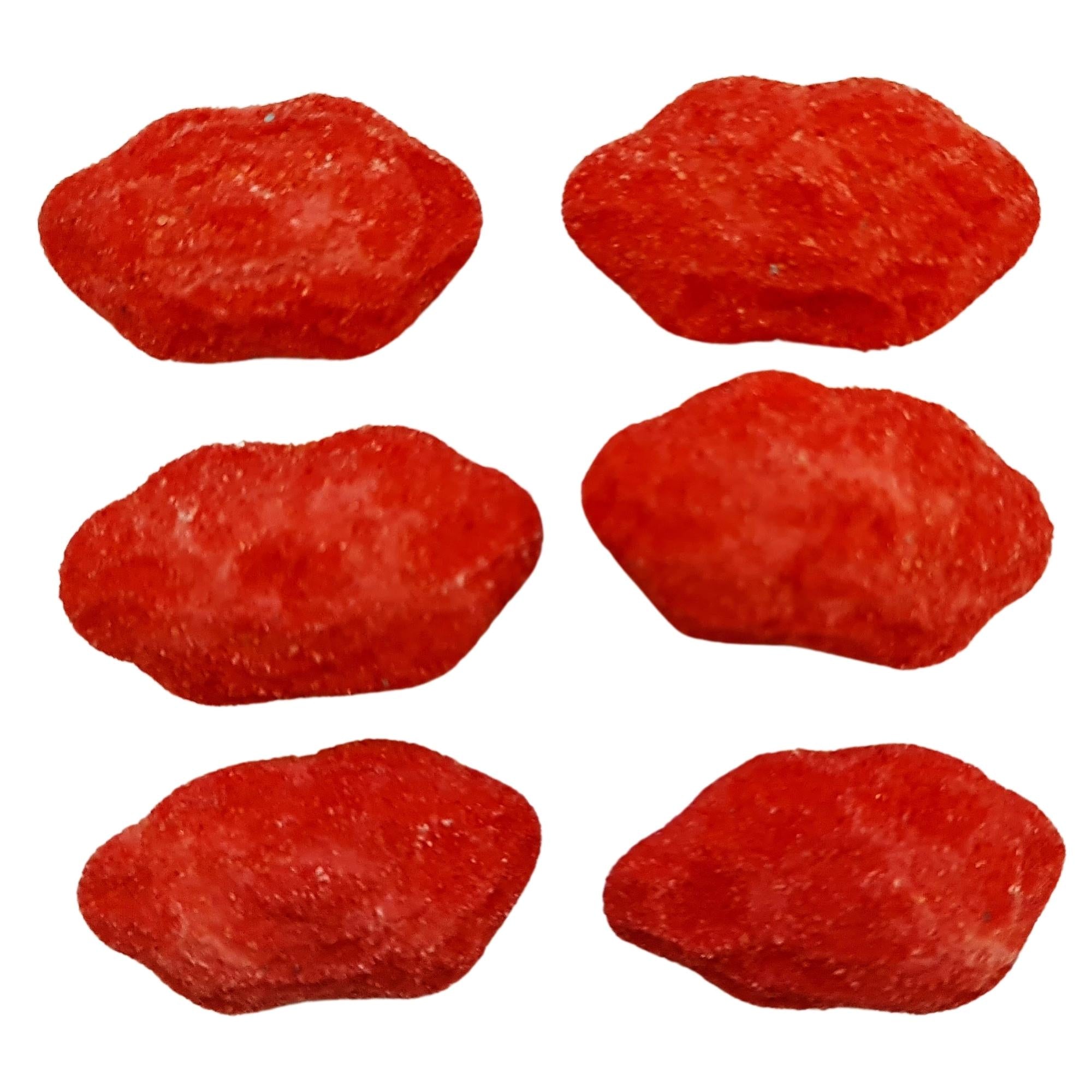 Freeze Dried Red Strawberry Cloud Lollies