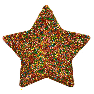 Poppy's Chocolate Sprinkle Jewel Star Luxury Handmade Christmas Chocolate lollies