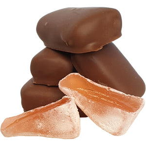 Poppy's Chocolate Chocolate Coated Turkish Delight Bulk Milk Chocolate 30 Pieces (500g+) Luxury Handmade Chocolate lollies
