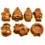 Assorted Christmas Chocolates 4 pack - Milk chocolate