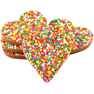 Sprinkle Hearts milk chocolate Twin pack