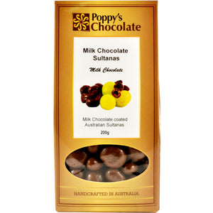 Milk Chocolate Coated Sultanas 200g