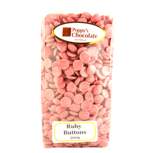 Chocolate Buttons Ruby chocolate - Gluten Free 500g