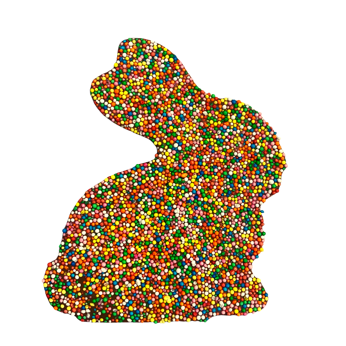 Poppy's Chocolate Easter Bunny Block Sprinkles and Milk Chocolate Luxury Handmade Easter Chocolate lollies