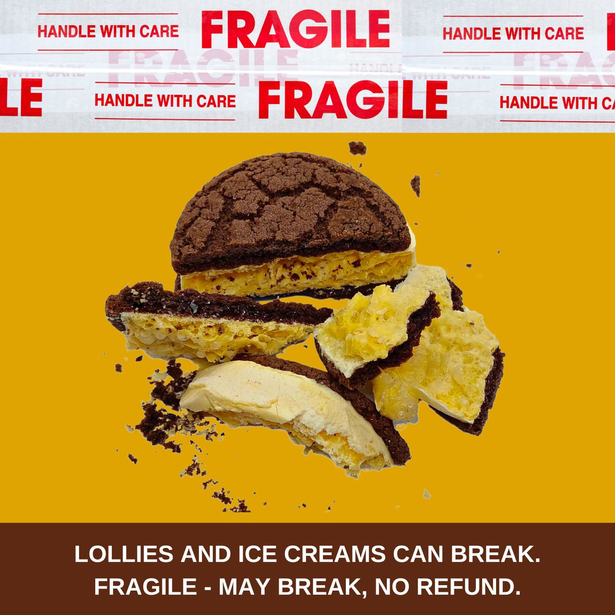 Freeze Dried Paddlepop Banana Ice cream